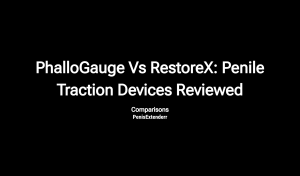 Phallogauge Vs Restorex: Penile Traction Devices Reviewed